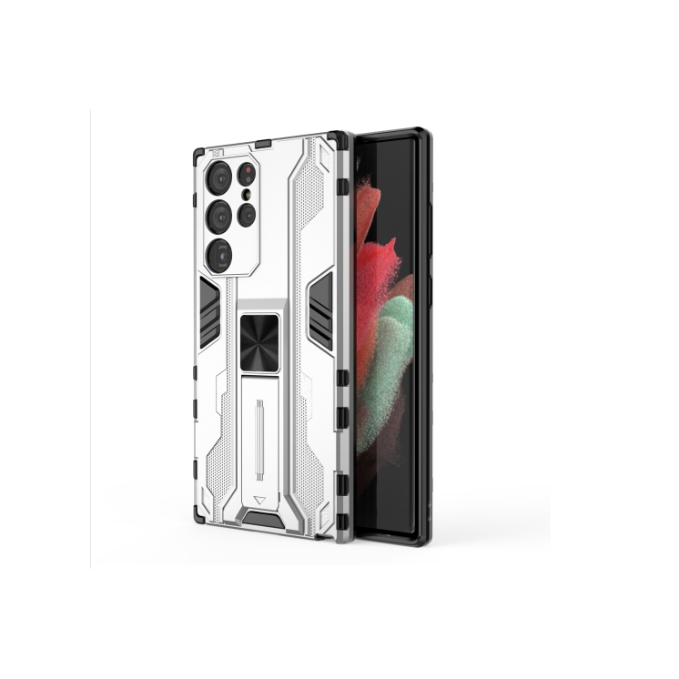 Samsung S22 Ultra 5G. Funda TPU+PC con soporte
