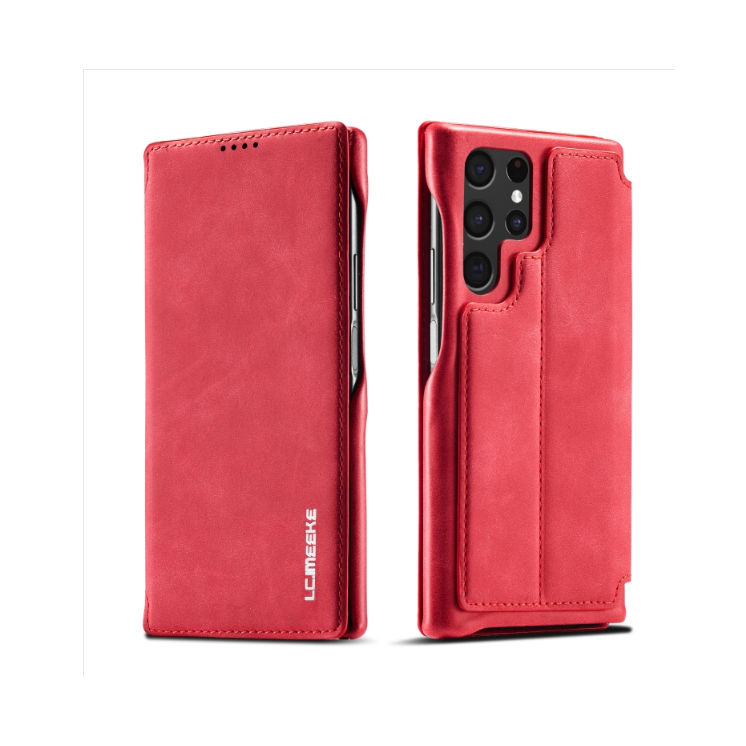 Samsung S22 Ultra 5G. Funda LC.IMEEKE leather case con acople magnético