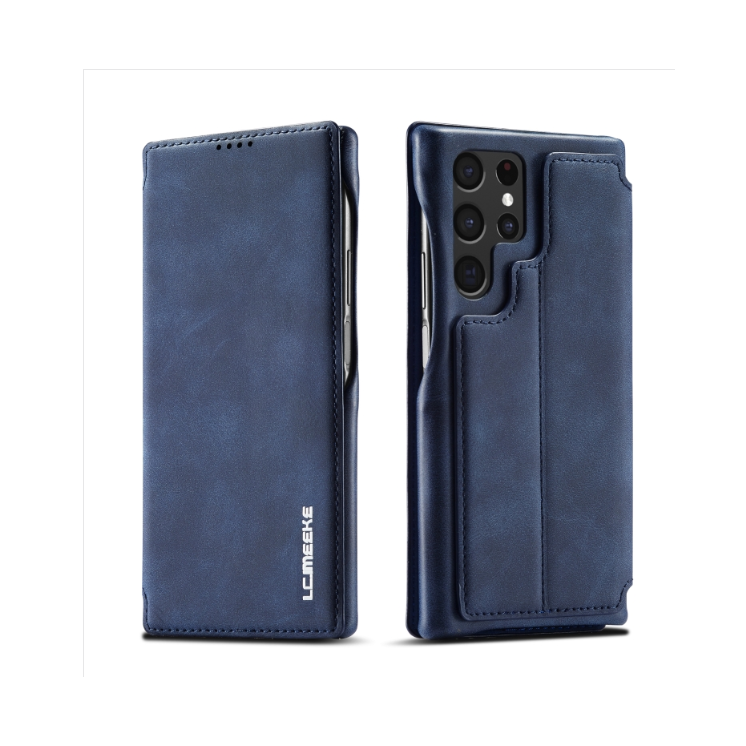 Samsung S22 Ultra 5G. Funda LC.IMEEKE leather case con acople magnético