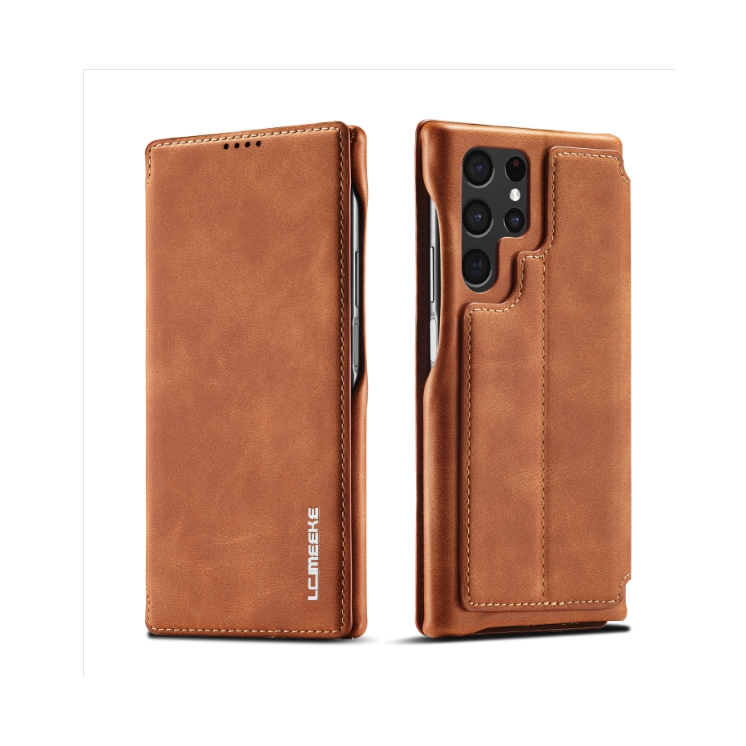Samsung S22 Ultra 5G. Funda LC.IMEEKE leather case con acople magnético