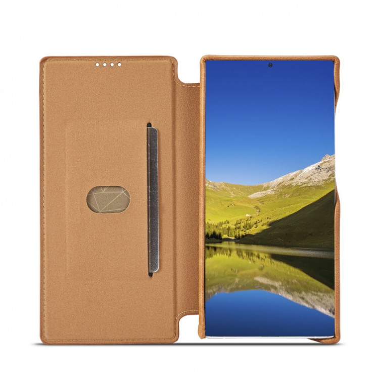 Samsung S22 Ultra 5G. Funda LC.IMEEKE leather case con acople magnético
