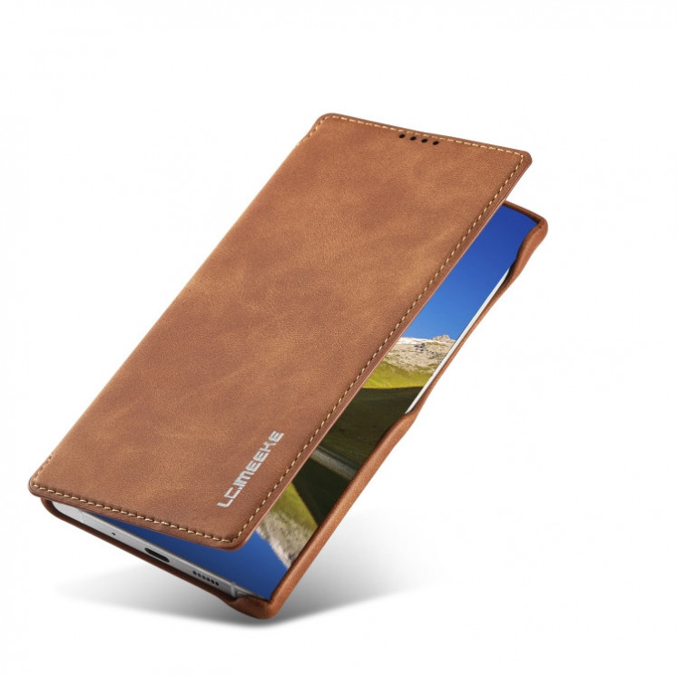 Samsung S22 Ultra 5G. Funda LC.IMEEKE leather case con acople magnético