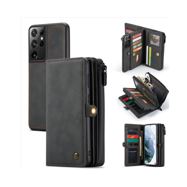 Samsung S22 Ultra 5G. Funda CaseMe wallet desmontable leather case.