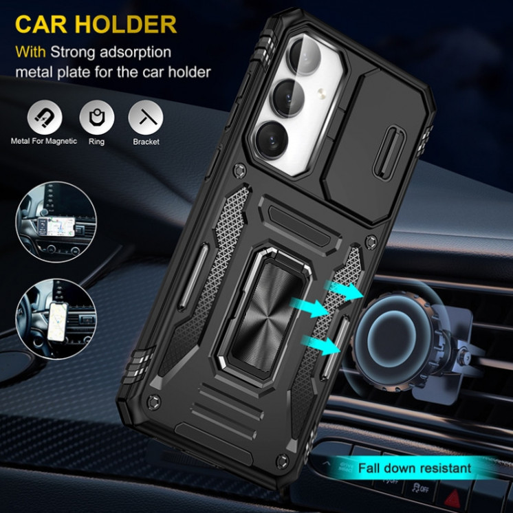 Samsung S24 FE 5G. Funda Armor camshield con stand