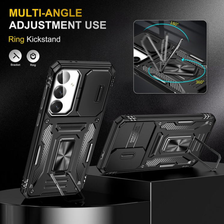 Samsung S24 FE 5G. Funda Armor camshield con stand