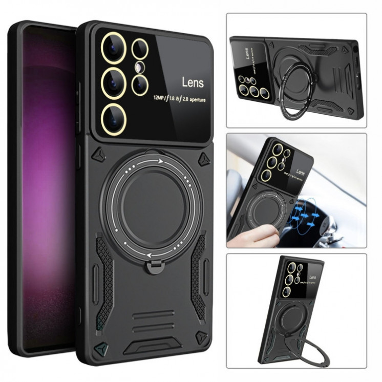 Samsung S25 Ultra 5G. Funda con protector de lentes compatible con MagSafe.