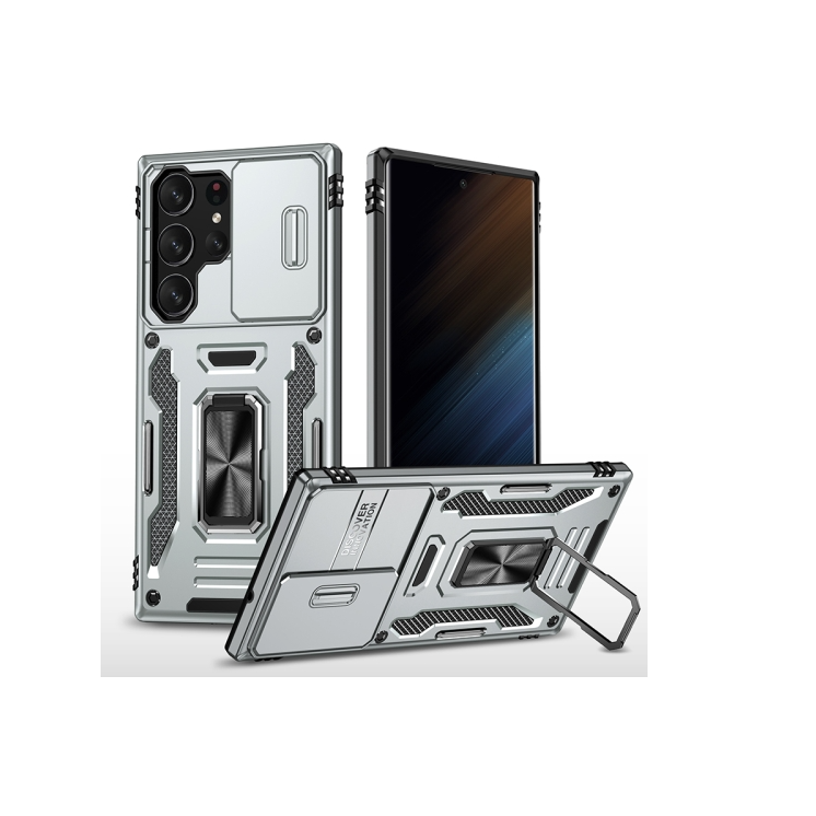 Samsung S25 Ultra 5G. Funda Armor Camshield con anillo stand.
