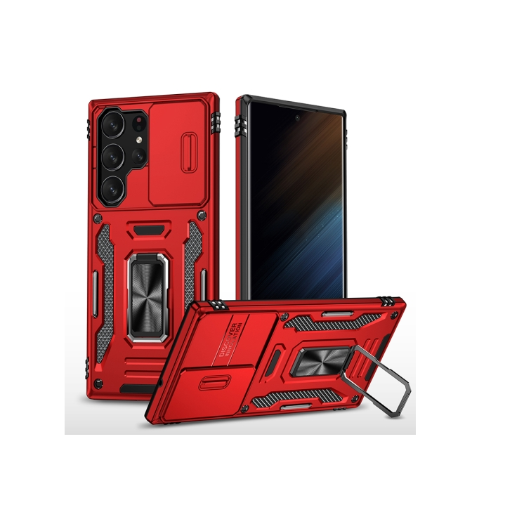 Samsung S25 Ultra 5G. Funda Armor Camshield con anillo stand.
