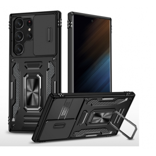 Samsung S25 Ultra 5G. Funda Armor Camshield con anillo stand.