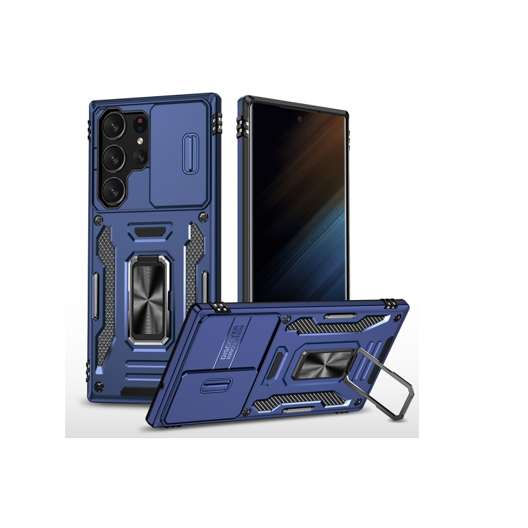 Samsung S25 Ultra 5G. Funda Armor Camshield con anillo stand.