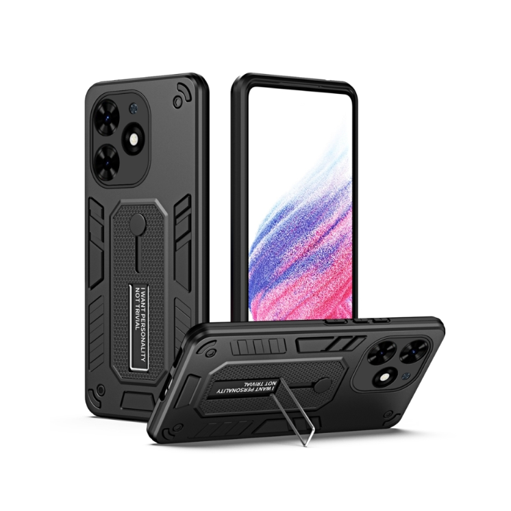 Tecno Spark Go 2024/ Spark 20/ 20C. Funda Armor con stand y correa
