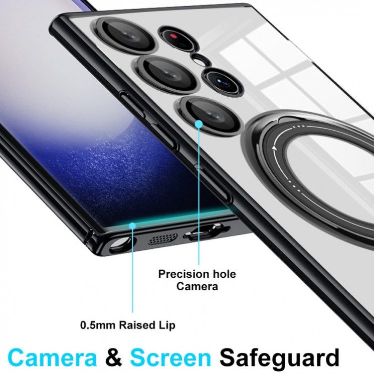 Samsung S20 FE. Funda con anillo 360° compatible con MagSafe