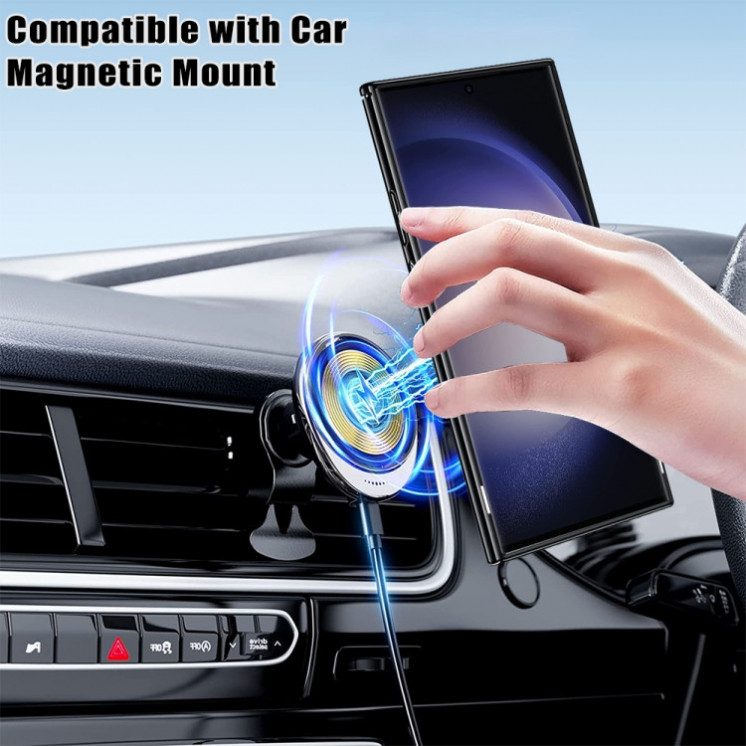 Samsung S20 FE. Funda con anillo 360° compatible con MagSafe