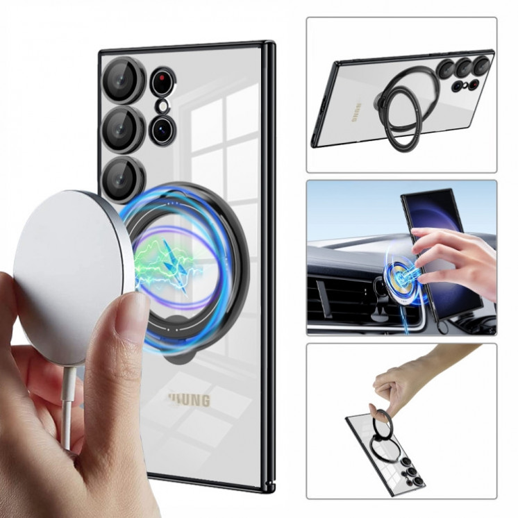 Samsung S20 FE. Funda con anillo 360° compatible con MagSafe