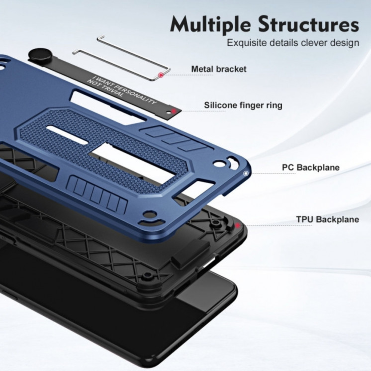 Tecno Spark Go 2024/ Spark 20/ 20C. Funda Armor con stand y correa