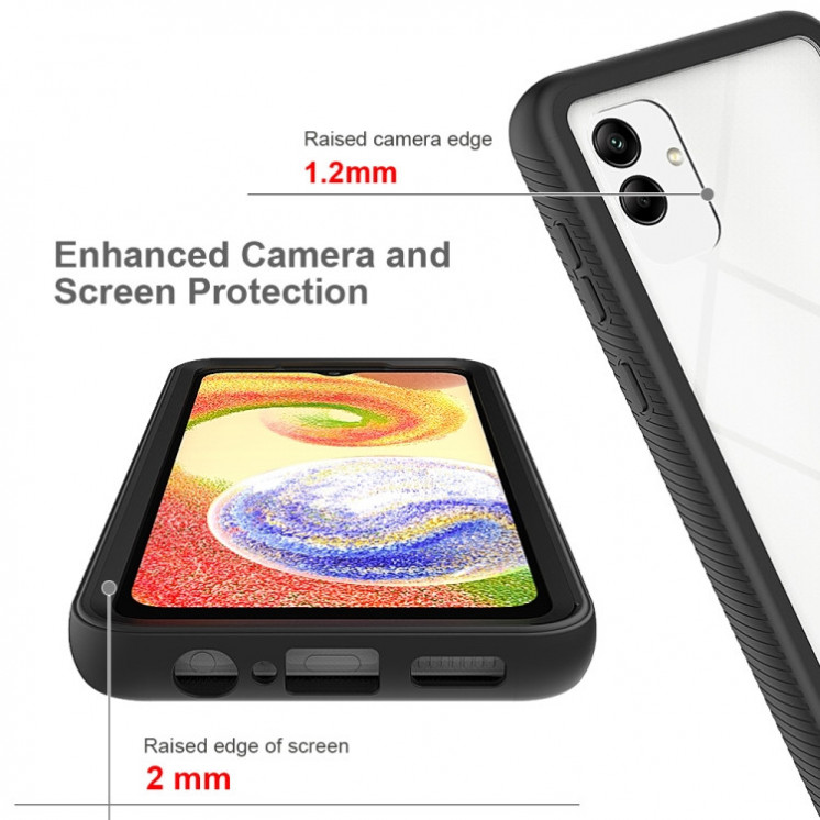 Samsung A04/A02. Funda 360 con protector de pantalla