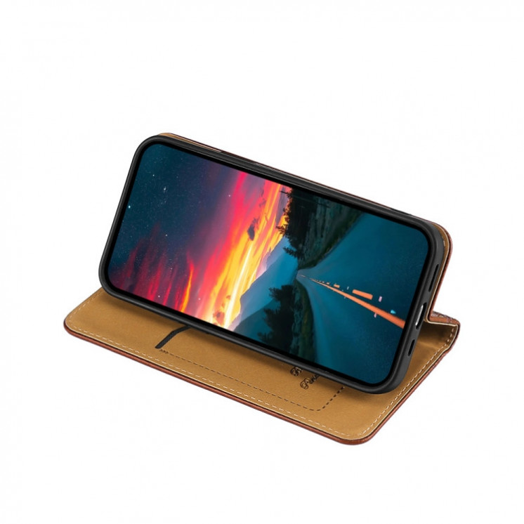 Samsung A04E. Funda flip leather case con cierre magnético
