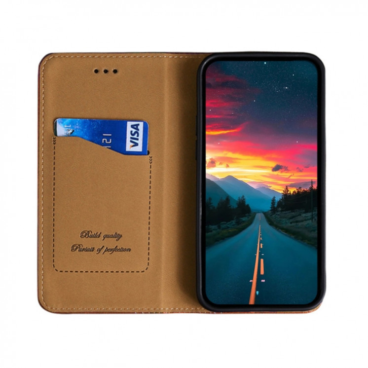 Samsung A04E. Funda flip leather case con cierre magnético