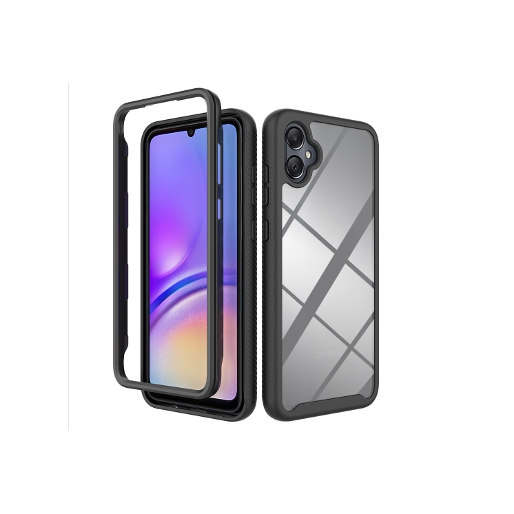 Samsung A05. Funda 360 con marco frontal TPU+PC transparente