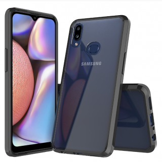 Samsung A10s. Funda TPU + acrílico (con bordes negro)