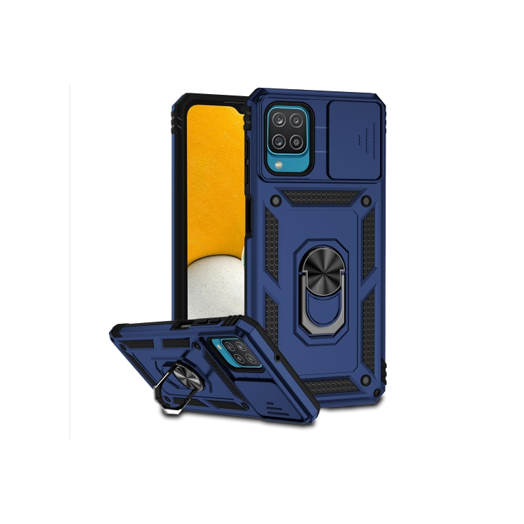 Samsung A12. Funda Armor camshield con anillo