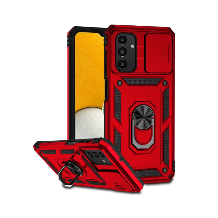 Samsung A13 4G. Funda Armor camshield con anillo