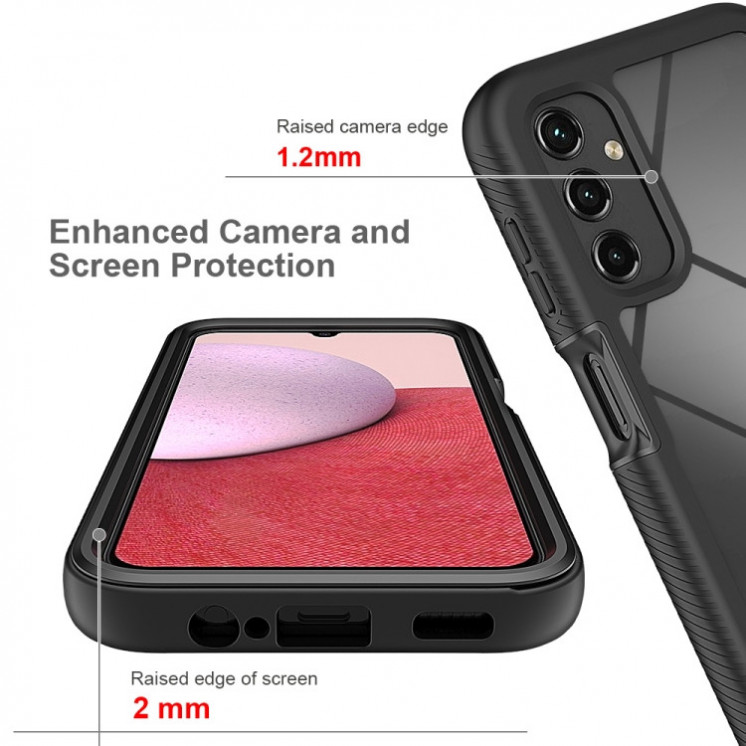 Samsung A14. Funda 360 con protector de pantalla.