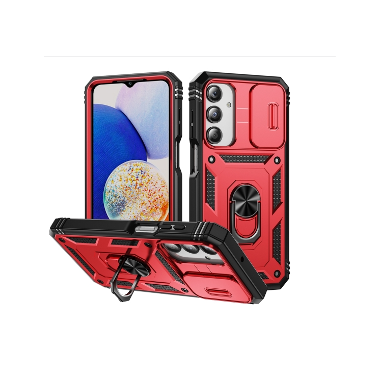 Samsung A16. Funda Camshield Armor con marco frontal y anillo