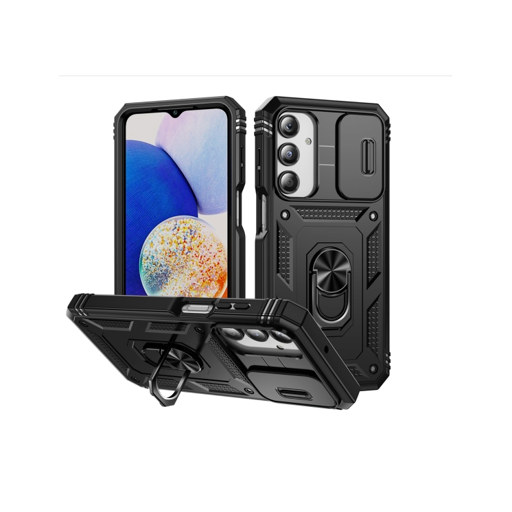 Samsung A16. Funda Camshield Armor con marco frontal y anillo