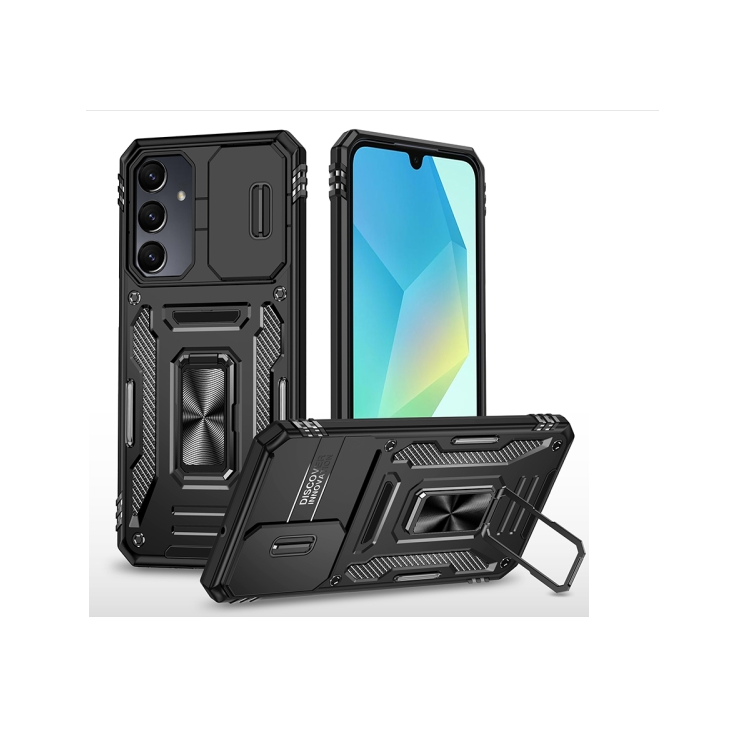 Samsung A16. Funda Armor Camshield TPU+PC con anillo