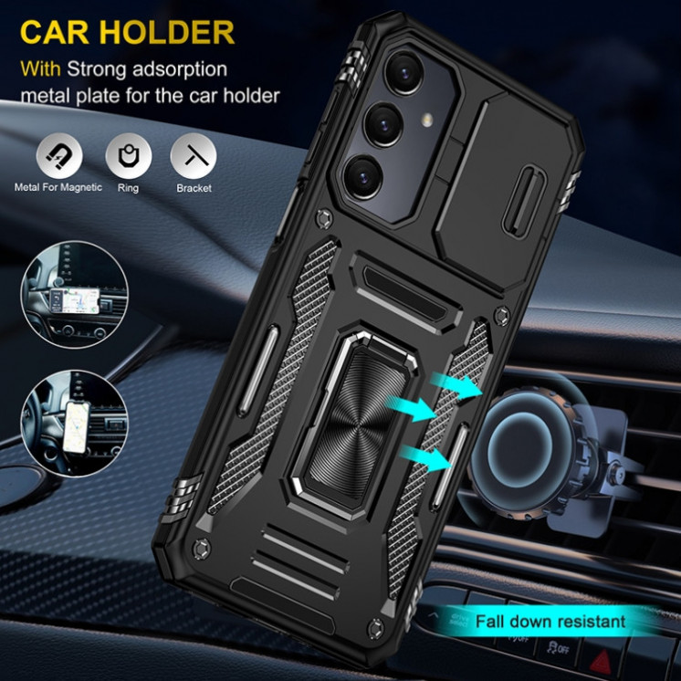 Samsung A16. Funda Armor Camshield TPU+PC con anillo