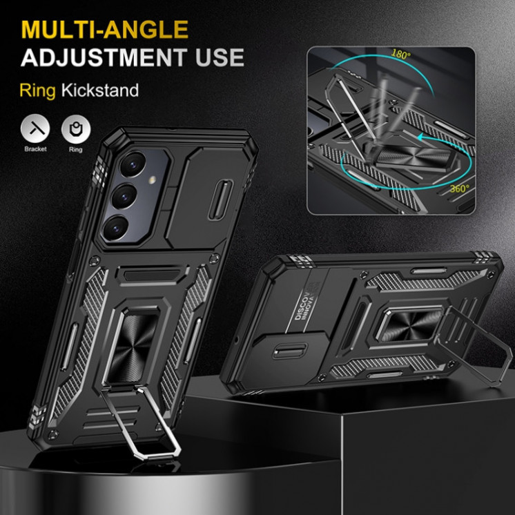 Samsung A16. Funda Armor Camshield TPU+PC con anillo