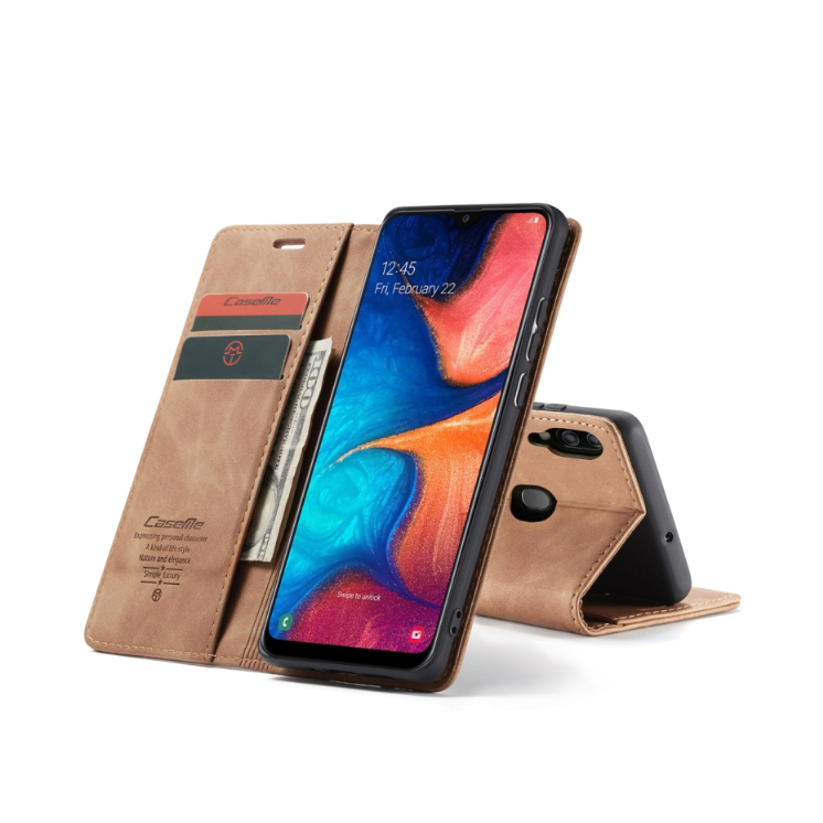 Samsung A20/ A30. Funda CaseMe leather case con cierre magnético.