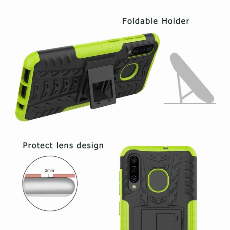 Samsung A50/A20/A30. Funda Armor TPU+PC con soporte