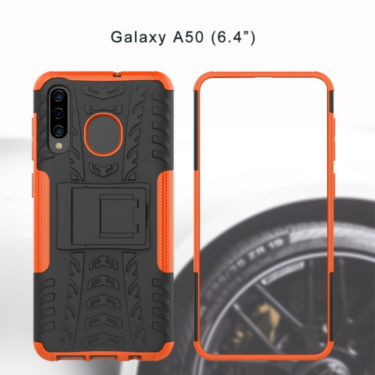 Samsung A50/A20/A30. Funda Armor TPU+PC con soporte