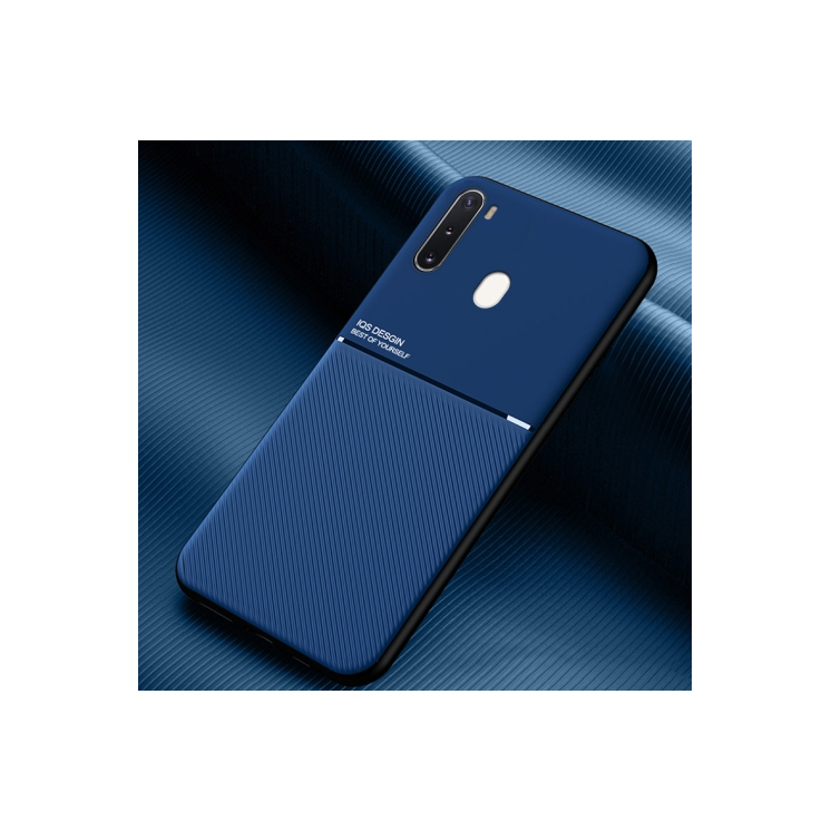 Samsung A21. Funda TPU+PC magnética