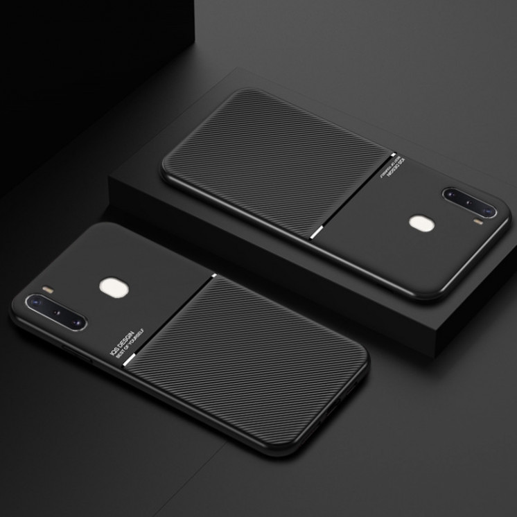Samsung A21. Funda TPU+PC magnética