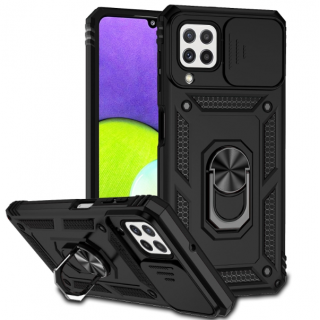 Samsung A22 4G. Funda Armor camshield con anillo