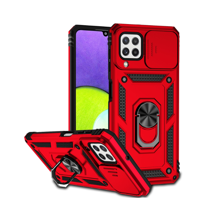 Samsung A22 4G. Funda Armor camshield con anillo