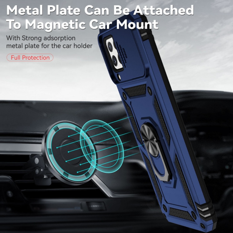 Samsung A22 4G. Funda Armor camshield con anillo