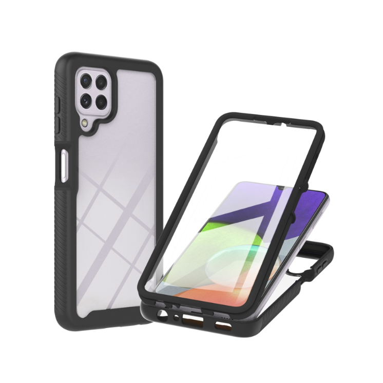 Samsung A22 4G. Funda 360° con protector de pantalla (bordes negro)