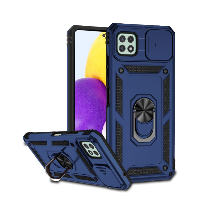Samsung A22 5G. Funda Armor camshield con anillo