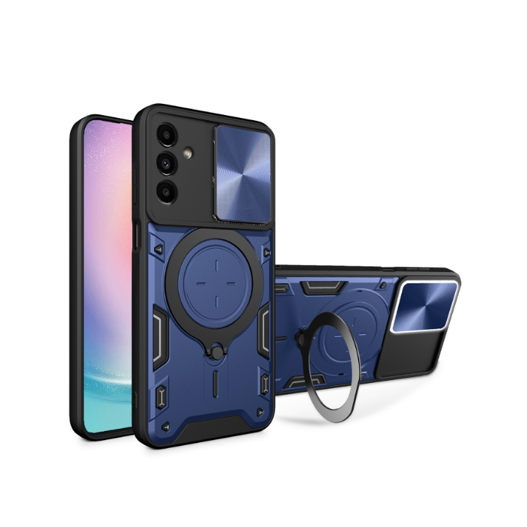 Samsung A24/A25 5G. Funda con protector de cámaras y anillo.