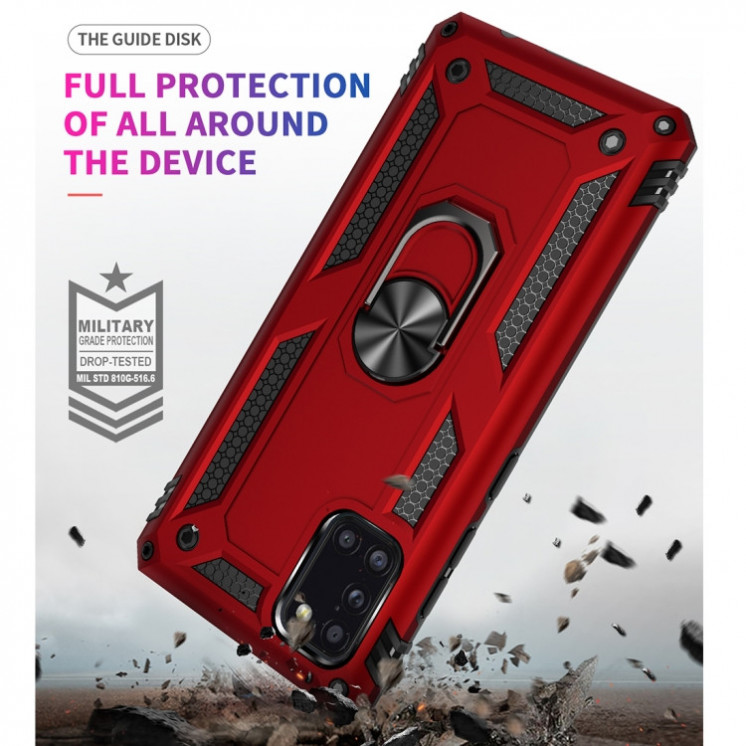 Samsung A31. Funda Armor con anillo