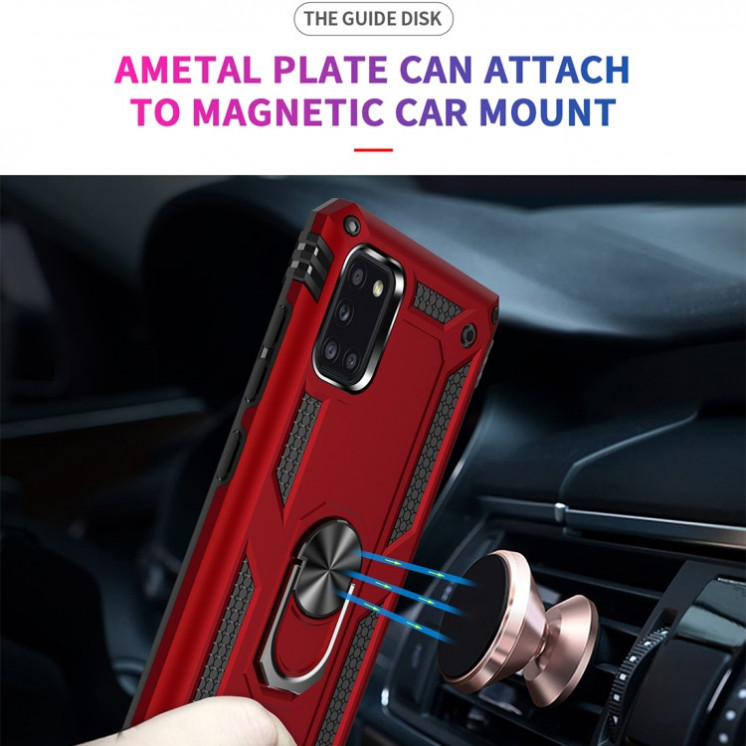 Samsung A31. Funda Armor con anillo