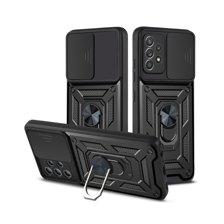Samsung A32. Funda camshield con anillo.