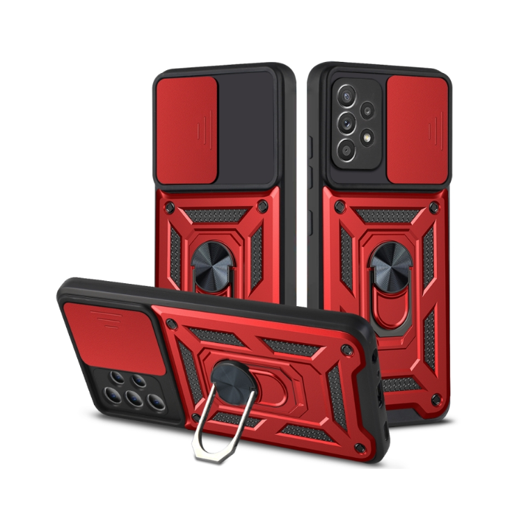 Samsung A32. Funda camshield con anillo.