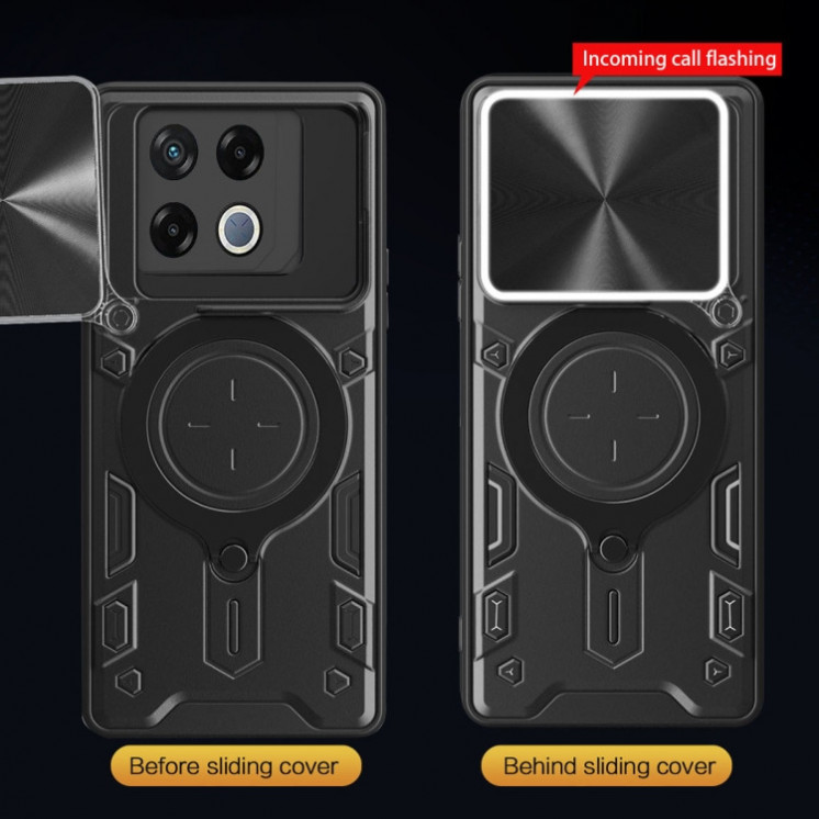 Infinix GT 20 Pro. Funda Camshield con anillo stand
