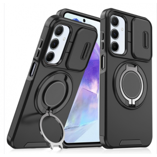 Samsung A35 5g/A55 5g. Funda camshield con anillo 360