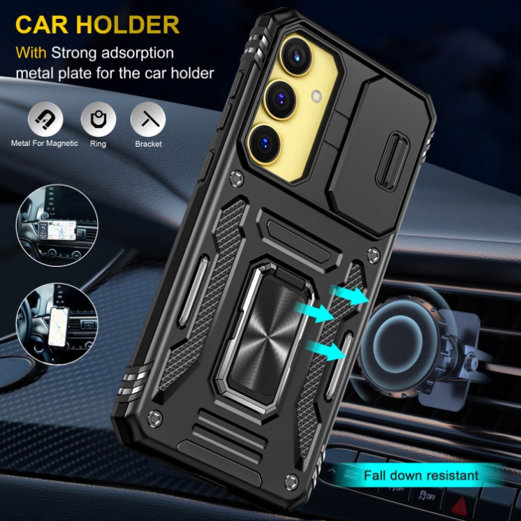 Samsung A35 5g/A55 5g. Funda Armor camshield con anillo